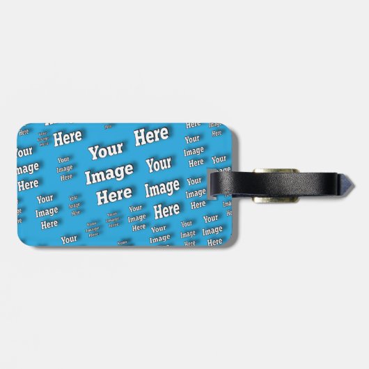 🤍 Creëer uw eigen aangepaste Sjabloon Bagagelabel (Achterkant horizontaal)