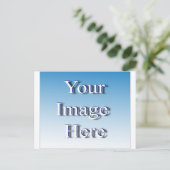 🤍 Creëer uw eigen aangepaste Sjabloon Briefkaart (Staand voorkant)