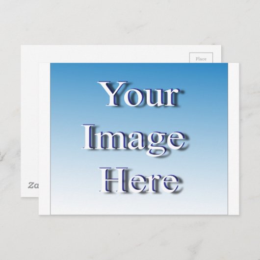 🤍 Creëer uw eigen aangepaste Sjabloon Briefkaart (Voorkant / Achterkant)