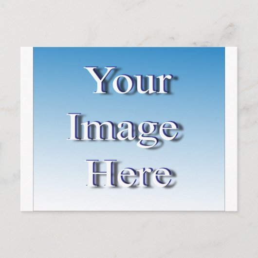 🤍 Creëer uw eigen aangepaste Sjabloon Briefkaart (Voorkant)