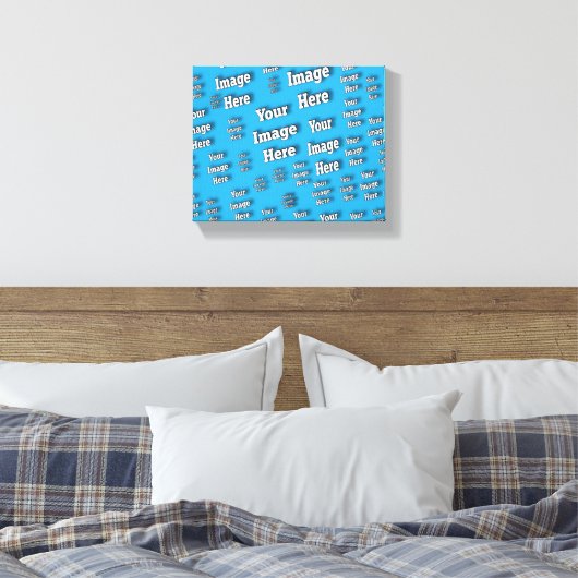 🤍 Creëer uw eigen aangepaste Sjabloon Canvas Afdruk (Insitu (Slaapkamer))