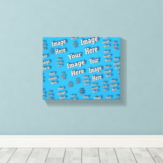 🤍 Creëer uw eigen aangepaste Sjabloon Canvas Afdruk (Insitu (Houten vloer))