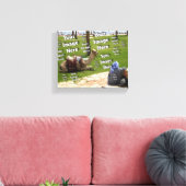 🤍 Creëer uw eigen aangepaste Sjabloon Canvas Afdruk (Insitu (Woonkamer))