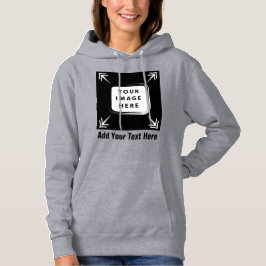 Creëer uw eigen aangepaste Sjabloon gepersonalisee Hoodie