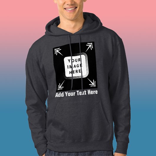 Creëer uw eigen aangepaste Sjabloon gepersonalisee Hoodie