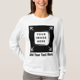 Creëer uw eigen aangepaste Sjabloon gepersonalisee T-shirt