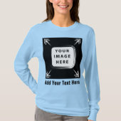 Creëer uw eigen aangepaste Sjabloon gepersonalisee T-shirt (Voorkant)