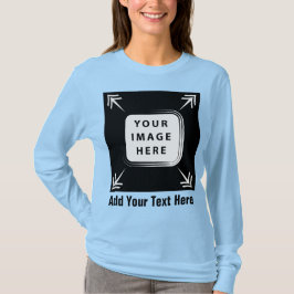 Creëer uw eigen aangepaste Sjabloon gepersonalisee T-shirt