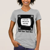 Creëer uw eigen aangepaste Sjabloon gepersonalisee T-shirt (Voorkant)