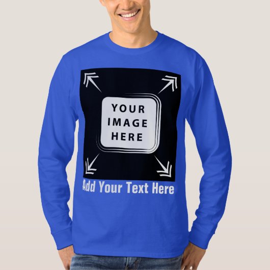 Creëer uw eigen aangepaste Sjabloon gepersonalisee T-shirt (Voorkant)