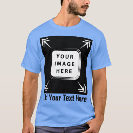 Creëer uw eigen aangepaste Sjabloon gepersonalisee T-shirt