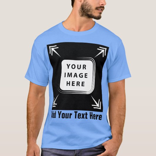 Creëer uw eigen aangepaste Sjabloon gepersonalisee T-shirt (Voorkant)