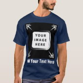 Creëer uw eigen aangepaste Sjabloon gepersonalisee T-shirt (Voorkant)
