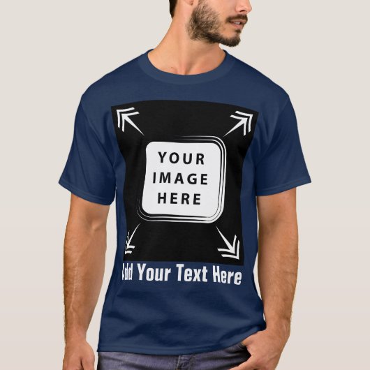 Creëer uw eigen aangepaste Sjabloon gepersonalisee T-shirt (Voorkant)