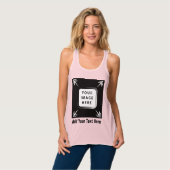 Creëer uw eigen aangepaste Sjabloon gepersonalisee Tanktop (Volledige Voorkant)