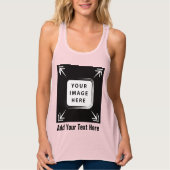 Creëer uw eigen aangepaste Sjabloon gepersonalisee Tanktop (Voorkant)