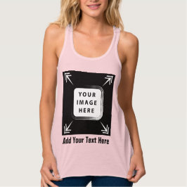 Creëer uw eigen aangepaste Sjabloon gepersonalisee Tanktop