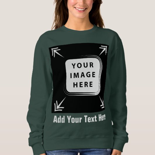 Creëer uw eigen aangepaste Sjabloon gepersonalisee Trui (Voorkant)