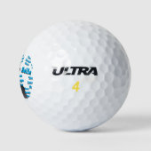 🤍 Creëer uw eigen aangepaste Sjabloon Golfballen (Logo)