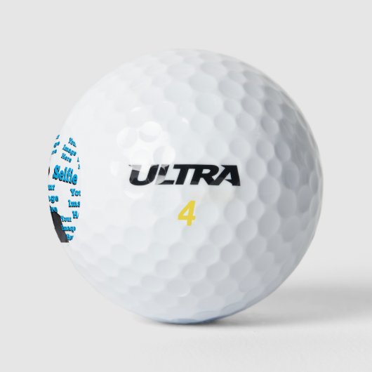 🤍 Creëer uw eigen aangepaste Sjabloon Golfballen (Logo)