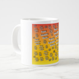 🤍 Creëer uw eigen aangepaste Sjabloon Grote Koffiekop