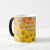 🤍 Creëer uw eigen aangepaste Sjabloon Magische Mok (Voorkant links)