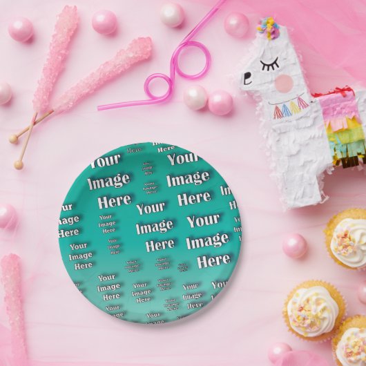 🤍 Creëer uw eigen aangepaste Sjabloon Papieren Bordje (Feest)