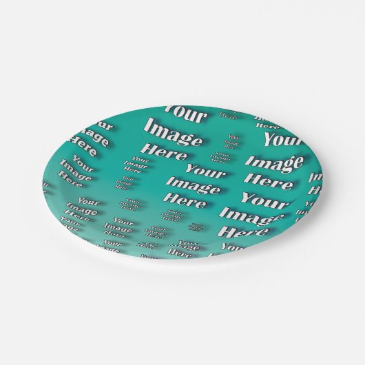 🤍 Creëer uw eigen aangepaste Sjabloon Papieren Bordje (Gekanteld)