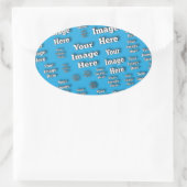 🤍 Creëer uw eigen aangepaste Sjabloon Ronde Sticker (Tas)