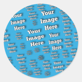 🤍 Creëer uw eigen aangepaste Sjabloon Ronde Sticker