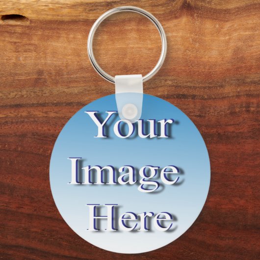 🤍 Creëer uw eigen aangepaste Sjabloon Sleutelhanger (Voorkant)