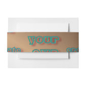 🤍 Creëer uw eigen aangepaste Sjabloon Uitnodigingen Wikkel (Voorkant Voorbeeld)