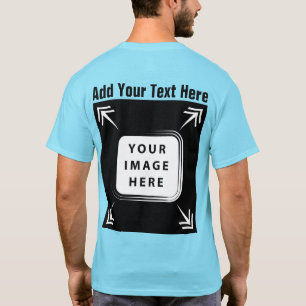 Creëer uw eigen aangepaste Sjabloon voorzijde acht T-shirt