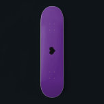 Creëer Uw eigen aangepaste skateboard ontwerp<br><div class="desc">Creëer uw eigen aangepaste paarse skateboard ontwerp</div>