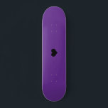 Creëer Uw eigen aangepaste skateboard ontwerp<br><div class="desc">Creëer uw eigen aangepaste paarse skateboard ontwerp</div>