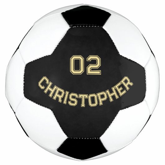 Creëer Uw Eigen Aangepaste Speler Naam Jersey Numm Voetbal (Voorkant)