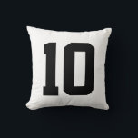 Creëer Uw Eigen Aangepaste Sport Jersey Nummer Kussen<br><div class="desc">Creëer Uw Eigen Aangepaste Sport Jersey Nummer Sierkussen. Kies Nummer 10 of een ander teamspelernummer.</div>