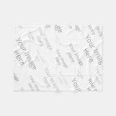 Creëer uw eigen aangepaste tapelandje, Baby Fleece Deken (Voorkant (Horizontaal))