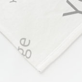 Creëer uw eigen aangepaste tapelandje, Baby Fleece Deken (Hoek)