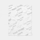 Creëer uw eigen aangepaste tapelandje, Baby Fleece Deken (Voorkant)