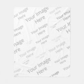 Creëer uw eigen aangepaste tapelandje, medium fleece deken (Voorkant)