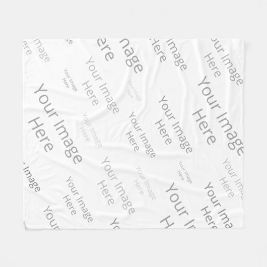 Creëer uw eigen aangepaste tapelandje, medium fleece deken (Voorkant (Horizontaal))