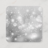 Creëer Uw eigen aangepaste tekst Bokeh Sparkles Informatiekaartje (Achterkant)