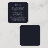 Creëer Uw eigen aangepaste tekst Informatiekaartje (Voorkant / Achterkant)