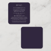 Creëer Uw eigen aangepaste tekst Informatiekaartje (Voorkant / Achterkant)