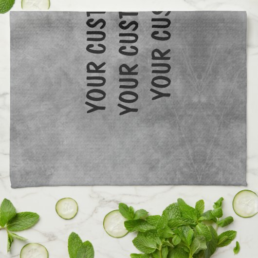 Creëer Uw eigen aangepaste  Theedoek (Gevouwen)