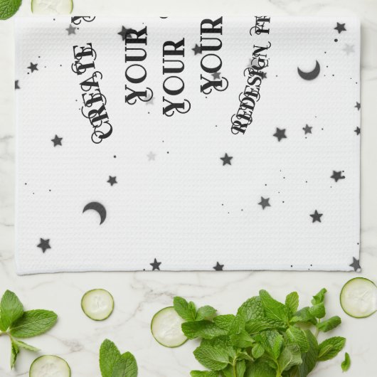 Creëer Uw eigen aangepaste Theedoek (Gevouwen)