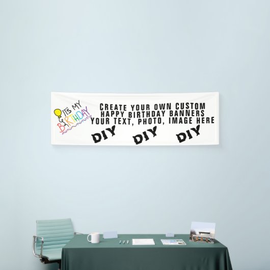 Creëer Uw eigen aangepaste thuisdag Spandoek (Beurs)