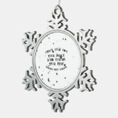 Creëer Uw eigen aangepaste Tin Sneeuwvlok Ornament (Rechts)