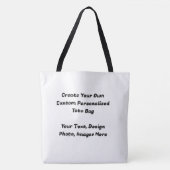 Creëer Uw eigen aangepaste  Tote Bag (Voorkant)